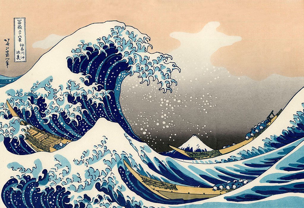 The Great Wave off Kanagawa (Hokusai) Jigsaw Puzzle reference image