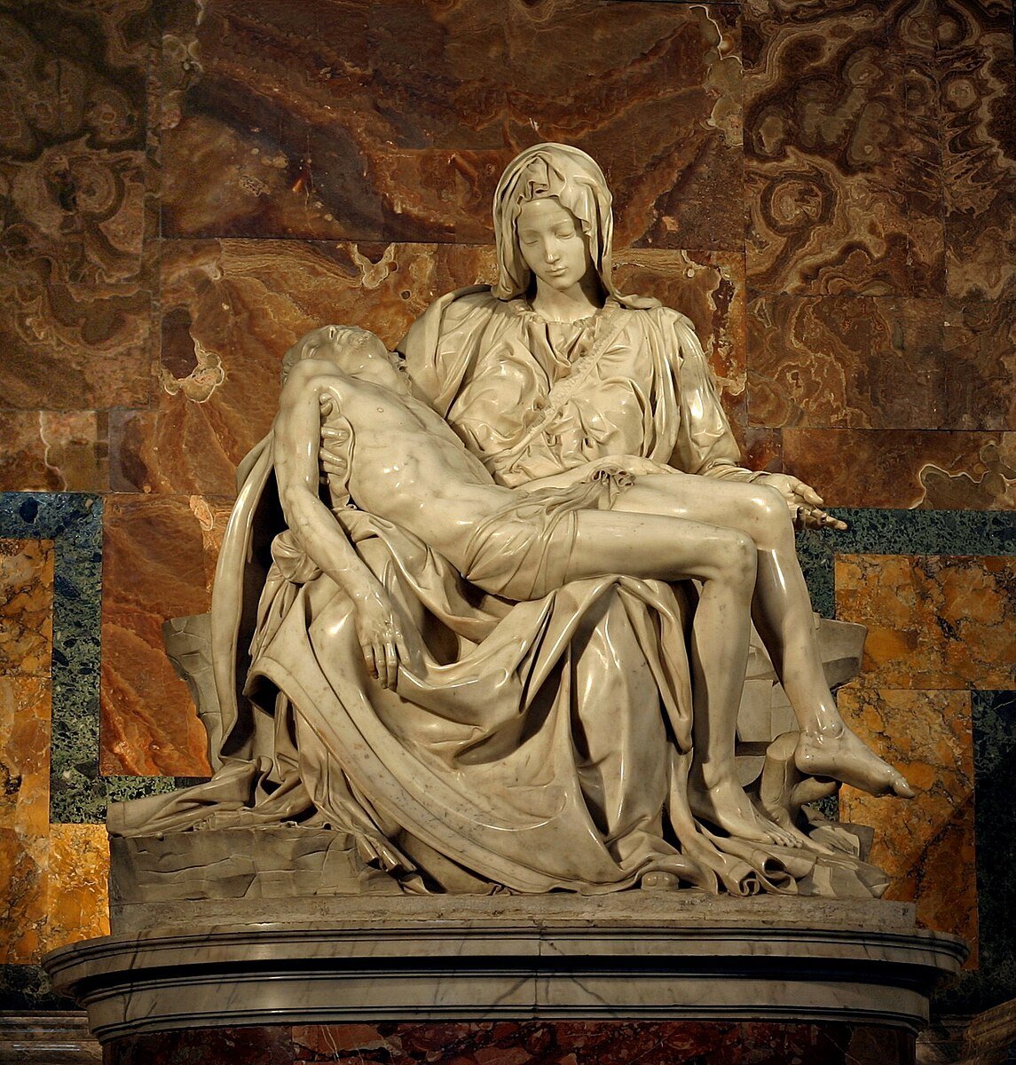 Pietà (Michelangelo) Jigsaw Puzzle reference image