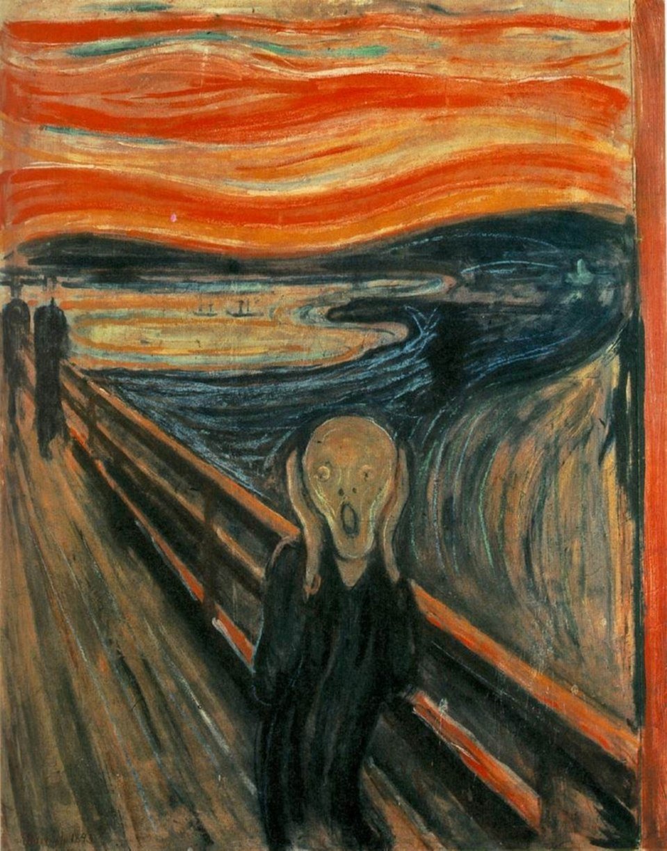 The Scream (Edvard Munch) Jigsaw Puzzle reference image